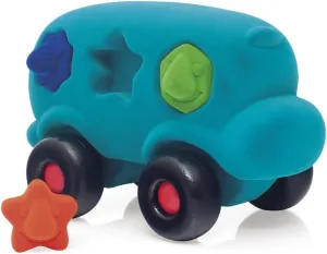 – Jeux de Construction – Bus Shape Sorter Educational Turquoise, r23273