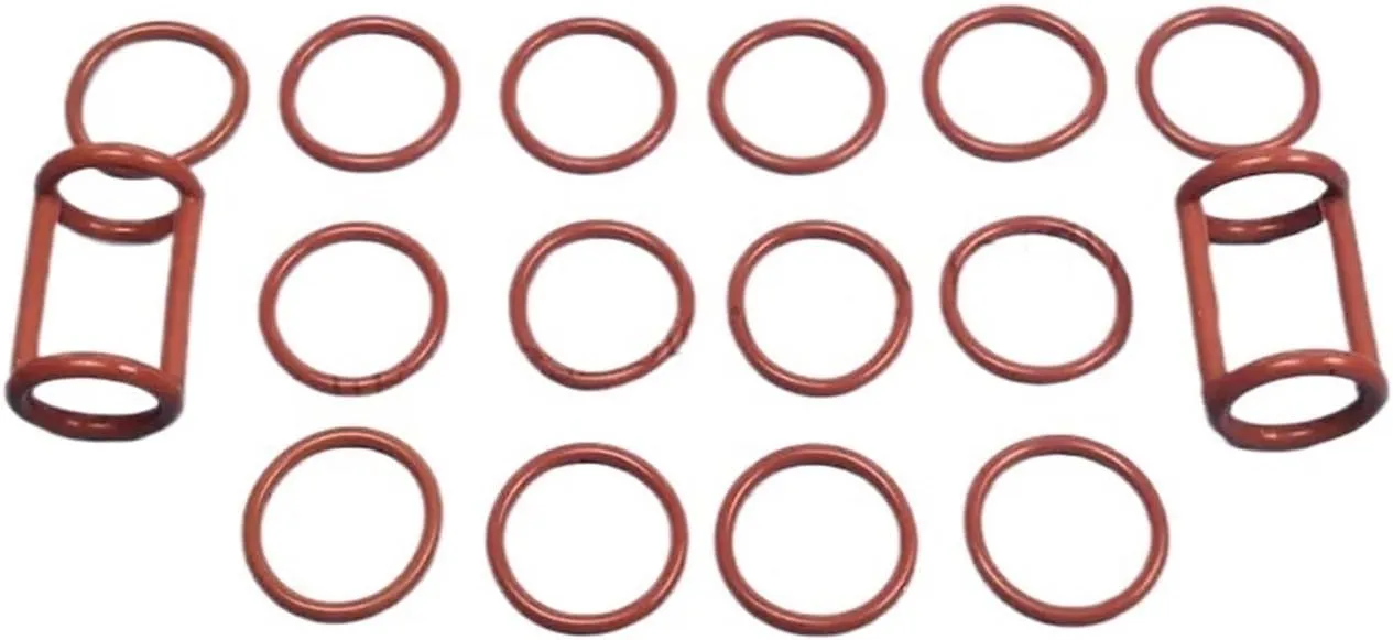 1 Bag 16 Red Gaskets Seal Rings Spare Parts,Compatible for MK Soft Serve Ice Cream Machines Accessories Replacements Kitchen Appliance Accessories