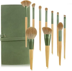 10 Pieces of Makeup Brush Set Super Soft Powder Blusher Powder Brush Eye Shadow Brush Cosmetic Brush