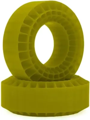 108mm Silica Gel Insert Foam Suitable Compatible with 1.9 Inch Tires 1/10 RC Crawler Cars TRX6 CMX VS4-10 Compatible with Various Models(Green 2PCS-Soft)