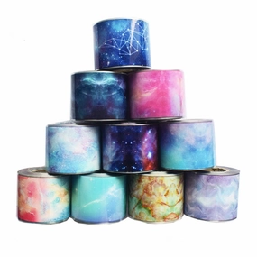 10 Rolls Nail Transfer Foil Marble Nail Art Stickers Starry Sky Pattern Nail Art Decals DIY Nails Accessories 50m×4cm Nails Foil