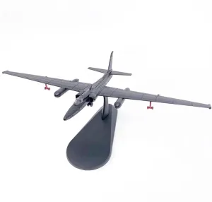 1/144 Scale U-2 U2 Dragon Lady Reconnaissance Airplane Plane Diecast Metal Aircraft Ornament Model Miniatures Set(U2 USA)