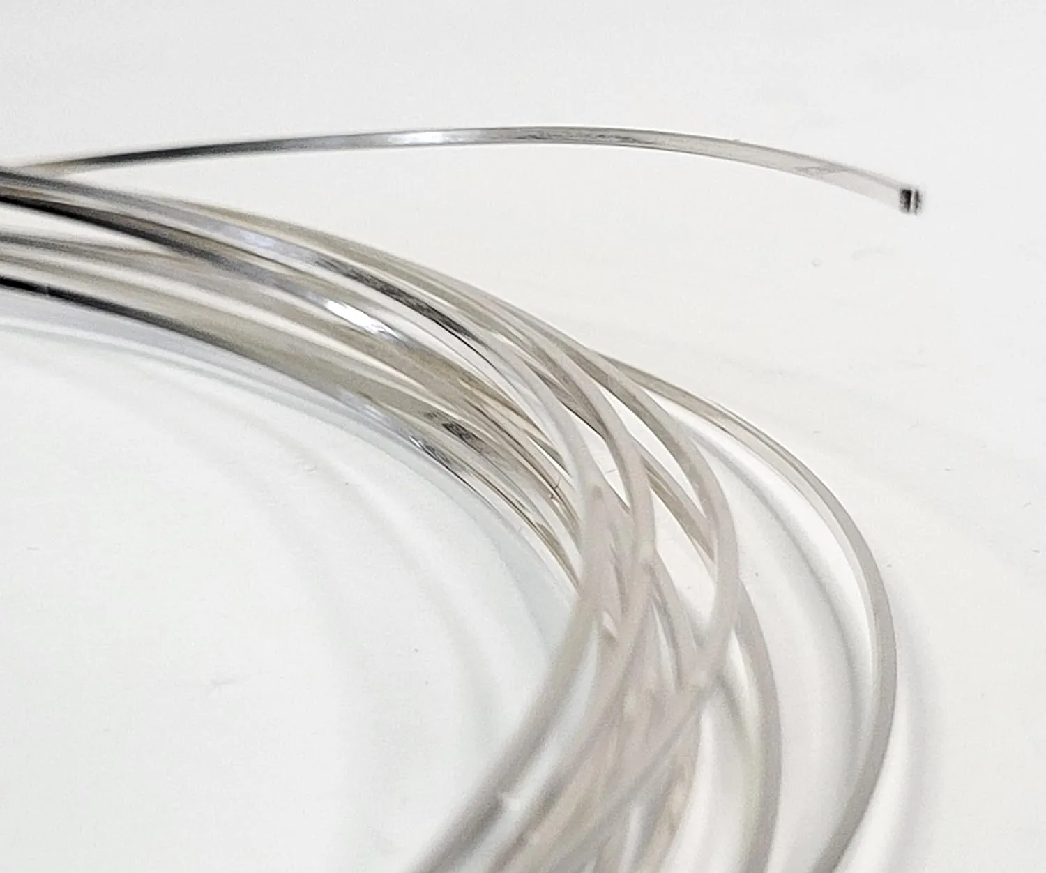 18 Gauge, Square, Dead Soft, 925 Sterling Silver Wire - 1 FT - for Jewelry Art from WIZART