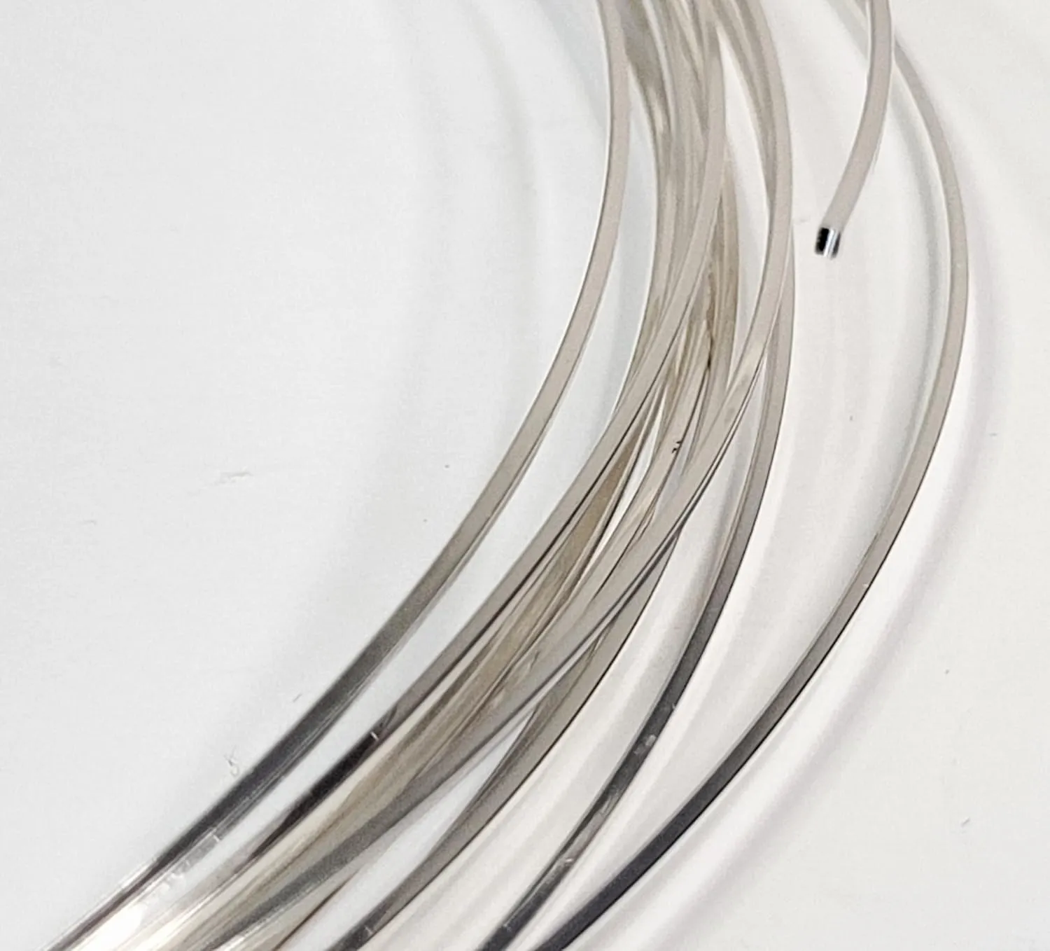 18 Gauge, Square, Dead Soft, 925 Sterling Silver Wire - 1 FT - for Jewelry Art from WIZART