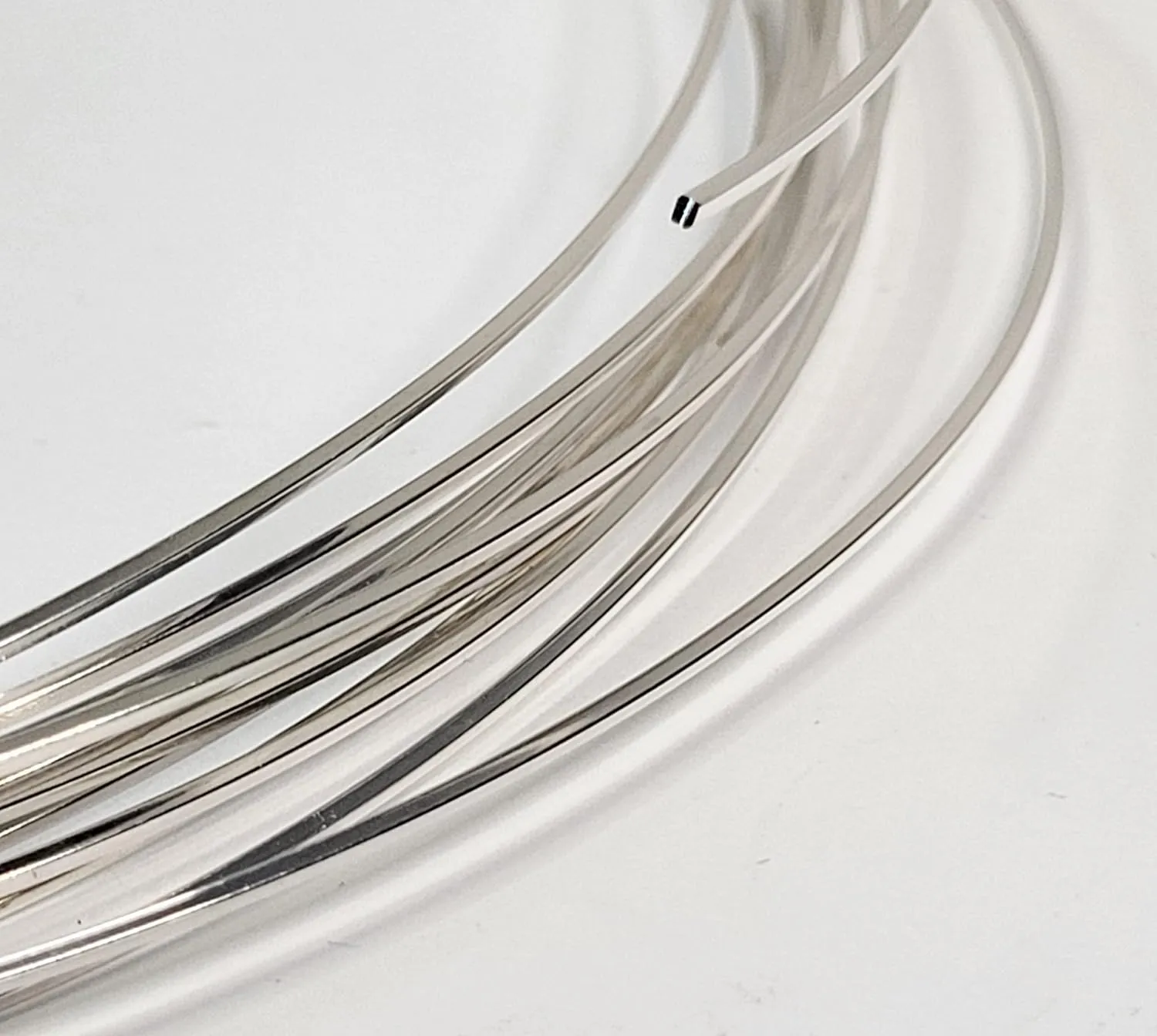 18 Gauge, Square, Dead Soft, 925 Sterling Silver Wire - 1 FT - for Jewelry Art from WIZART