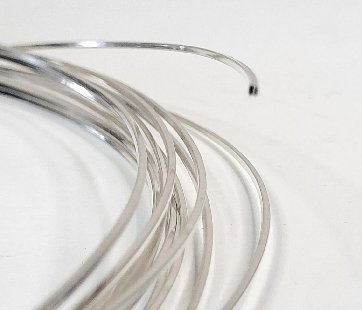 18 Gauge, Square, Dead Soft, 925 Sterling Silver Wire - 1 FT - for Jewelry Art from WIZART