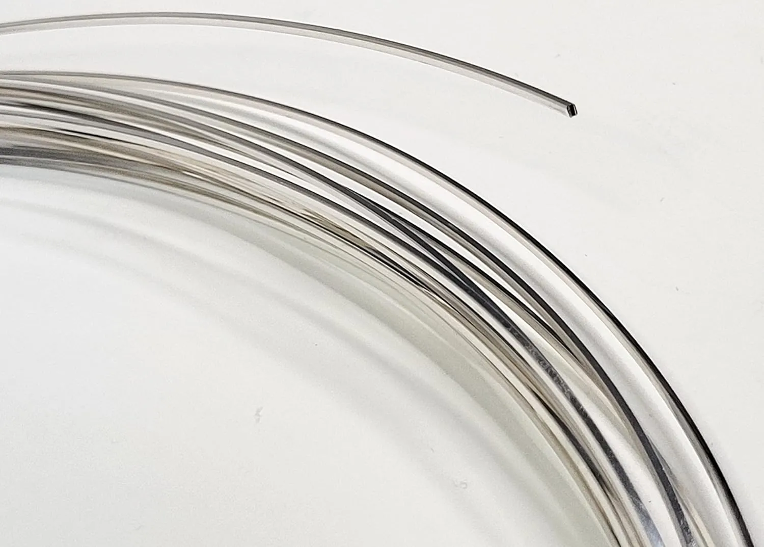 18 Gauge, Square, Dead Soft, 925 Sterling Silver Wire - 1 FT - for Jewelry Art from WIZART