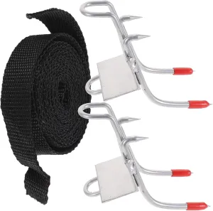 1pair Portable Five Claws Tree Climbing Spikes -Skid Shoes for Hunting and Observation Lightweight and Safe Climbing Tool for Tree Harvesting and Nature Exploration