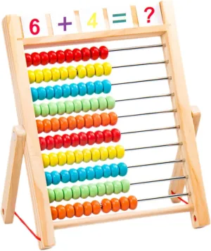 1Pc Arithmetic Abacus Educational Calculating Tool for Early Education Supplies Lightweight Math for Design for Classroom and Home Use