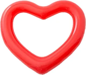 1pc Fun Toys for Adults Swim Rings Tube Valentine Day Pool Float Blow up Pool Float Heart Pool Toy Heart Swim Rings Swimming Pool Toys Heart Swim Tube Miss Accessories Inflatable As Shown