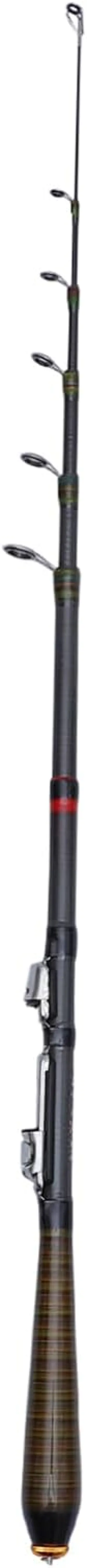 1Pc Lightweight Portable Fishing Rod Telescopic Carbon Fishing Tool for Outdoor Use Compact Design with Non Slip Grip for Freshwater and Saltwater Fishing