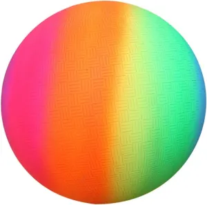 1Pc Rainbow Color Inflatable Ball Flapping Kickball for Outdoor Play Design for Games Playground Beach
