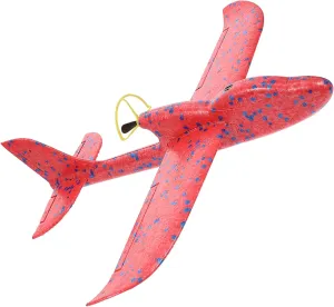 1Pc Throwing Airplane Electric Glider for Material for Outdoor Fun and Parent Interaction Present for Boys