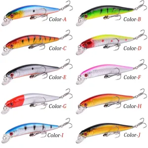 1pcs 8.2g 10cm Fishing Lures Minnow Wobbler Floating Bass Trolling Artificial Hard Bait Crankbait Carp Pesca Fishing Tackle