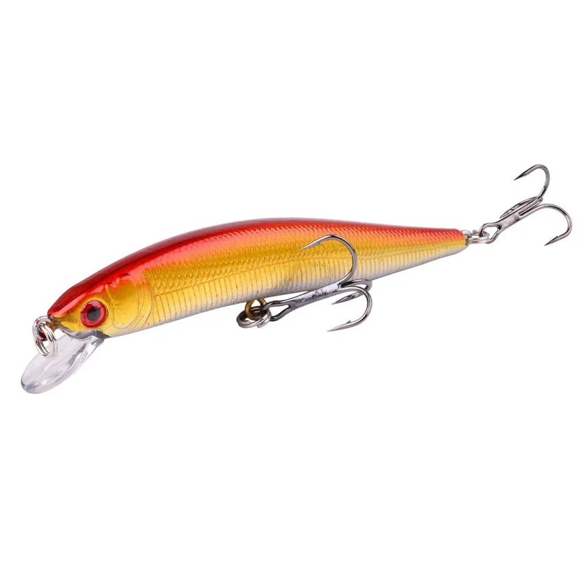 1pcs 8.2g 10cm Fishing Lures Minnow Wobbler Floating Bass Trolling Artificial Hard Bait Crankbait Carp Pesca Fishing Tackle