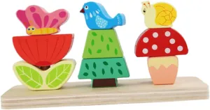 1Set Colorful Wood Building Blocks for Educational Shaped for Early Learning Safe and Fun Parent Interactive Play for Imaginative Construction