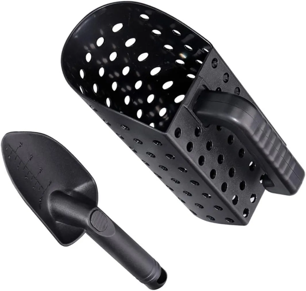 1set Portable Sand Scoop Shovel Kit for Treasure Hunting Detecting Tool for Beach and River Easy Sifting Shovel for Quick Treasure Discovery for