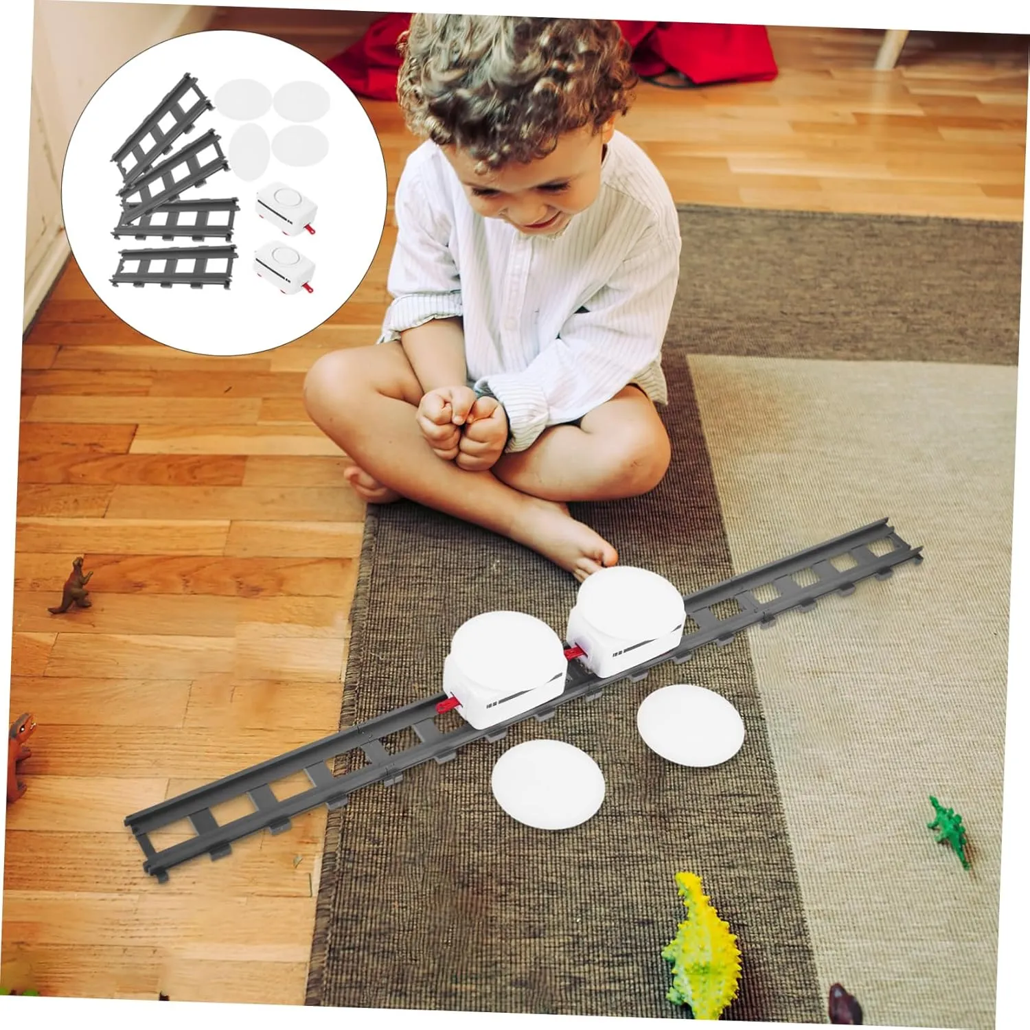 1set Rotating Boys and Girls Electric Belt Toy Track Interactive Play Multifunctional Imaginative Role-Playing Battery Powered Sushi System