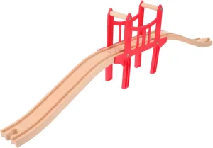 1set Wooden Train Track Accessories Kit Bridges Connectors for Creative Play Compatible with Train Toys Engaging Track Building for Boys and Girls for Home Educational Use