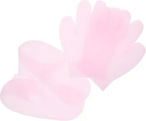 2-Pair Set Light Gloves Moisturizing Socks Collagen Hand Mask Uv Nail Gloves for Dry Hands Feet Care