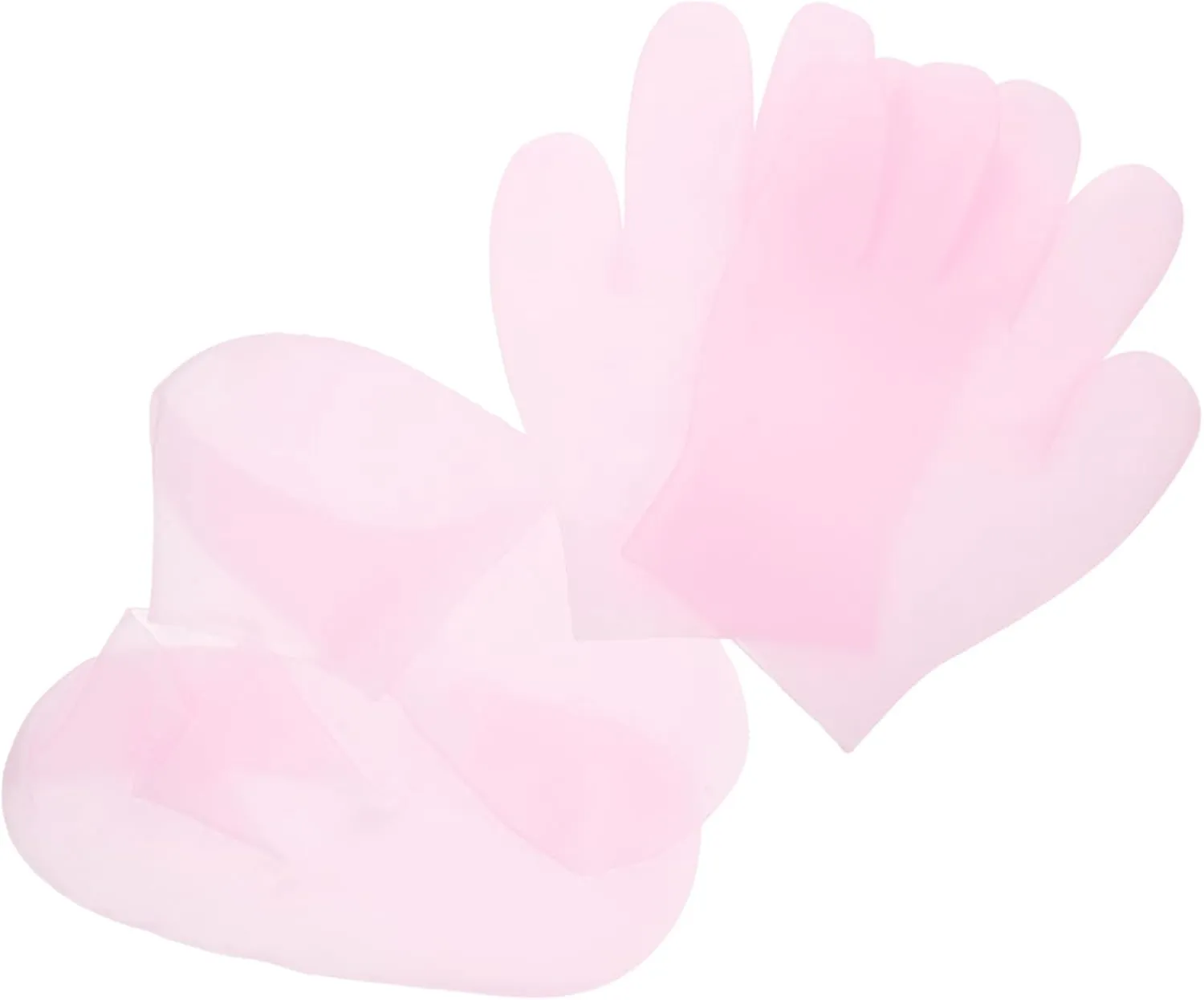 2-Pair Set Light Gloves Moisturizing Socks Collagen Hand Mask Uv Nail Gloves for Dry Hands Feet Care