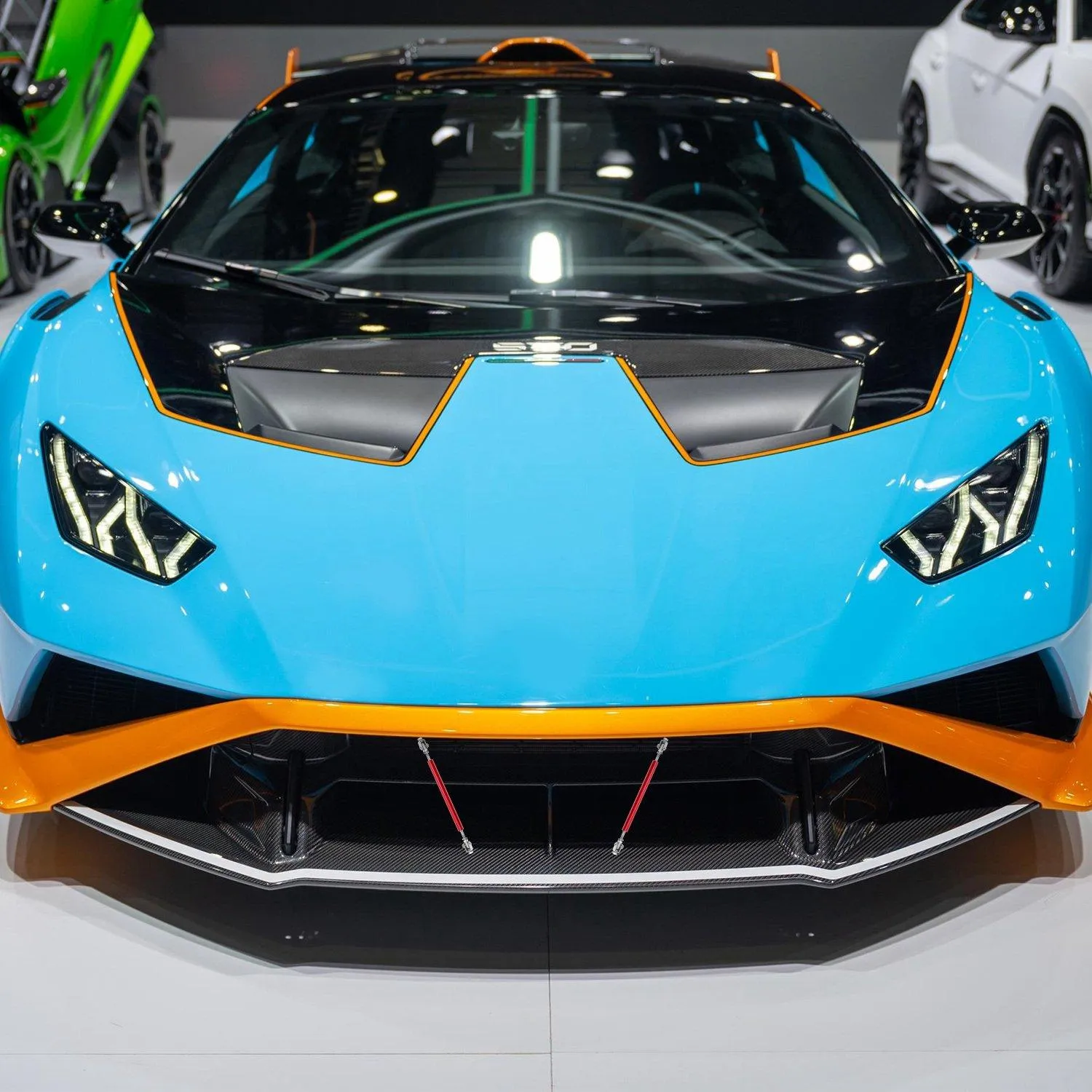 2-Piece: Front Bumper Lip Splitter Rod