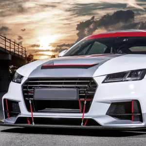 2-Piece: Front Bumper Lip Splitter Rod