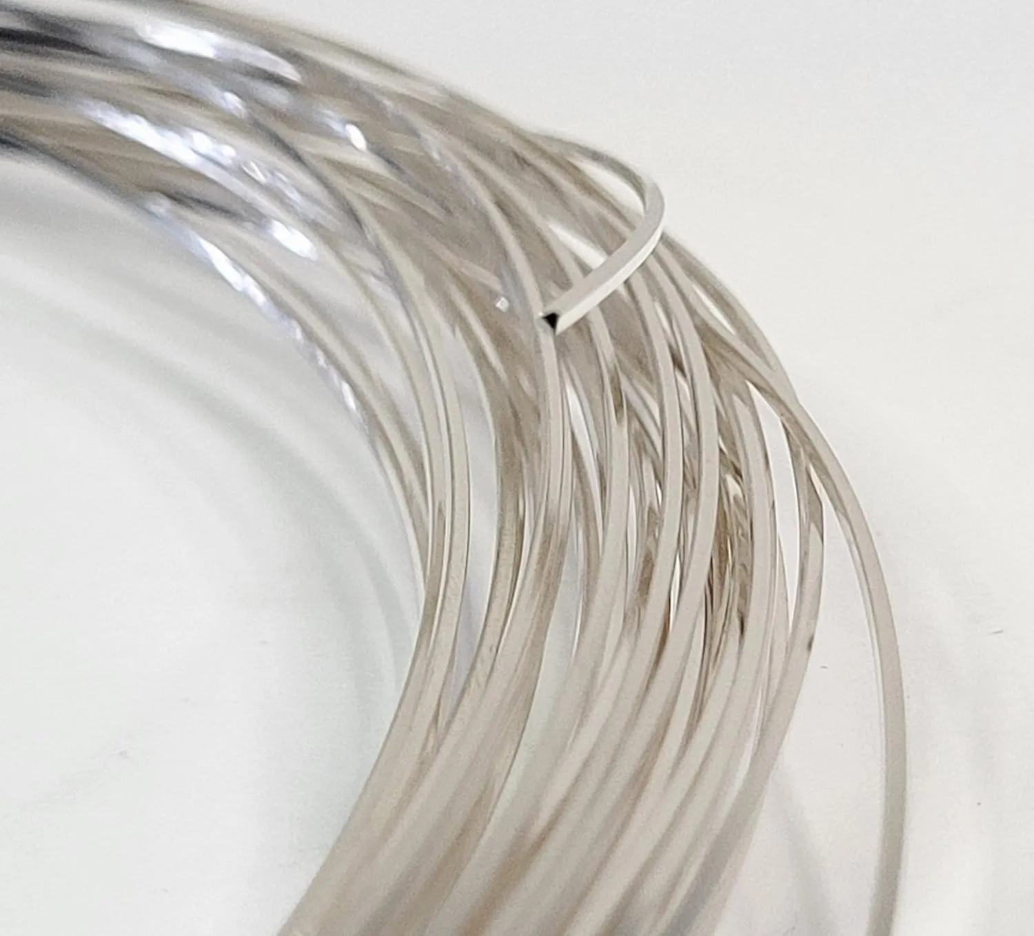 20 Gauge, Square, Dead Soft, 925 Sterling Silver Wire - 1 FT - for Jewelry Art from WIZART