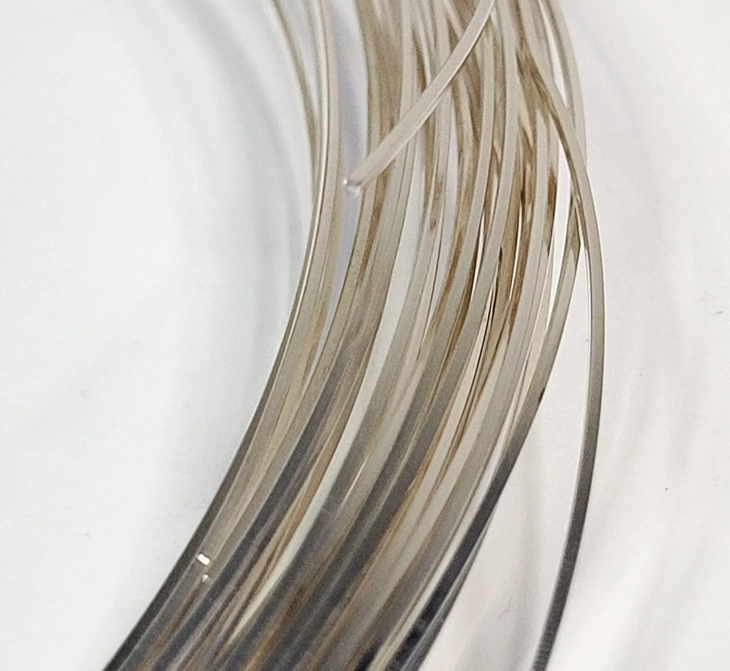 20 Gauge, Square, Dead Soft, 925 Sterling Silver Wire - 1 FT - for Jewelry Art from WIZART