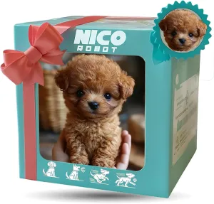 2025 New Robot Dog, Realistic Robot Puppy That Acts Like A Real Puppy, My Smart Robotic Puppies, Interactive Plush DogRobot for Adults, AI Robots Dogs for Walking, Barking, Tail Wagging (C)