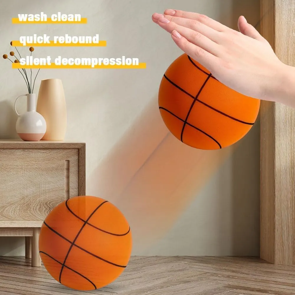 2025 Upgrade Silent Basketball - Dribble Dream Indoor Training Quiet Foam Ball