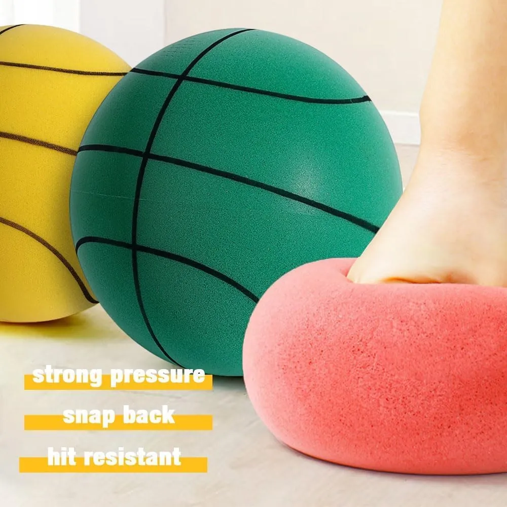 2025 Upgrade Silent Basketball - Dribble Dream Indoor Training Quiet Foam Ball