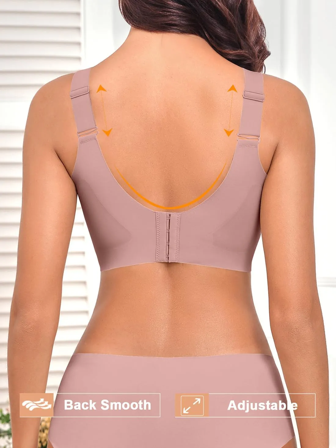 2025 Womens Seamless Wireless Supportive Bra Push Up Comfort Soft No Underwire Full Coverage T-Shirt Bras (M-4XL)