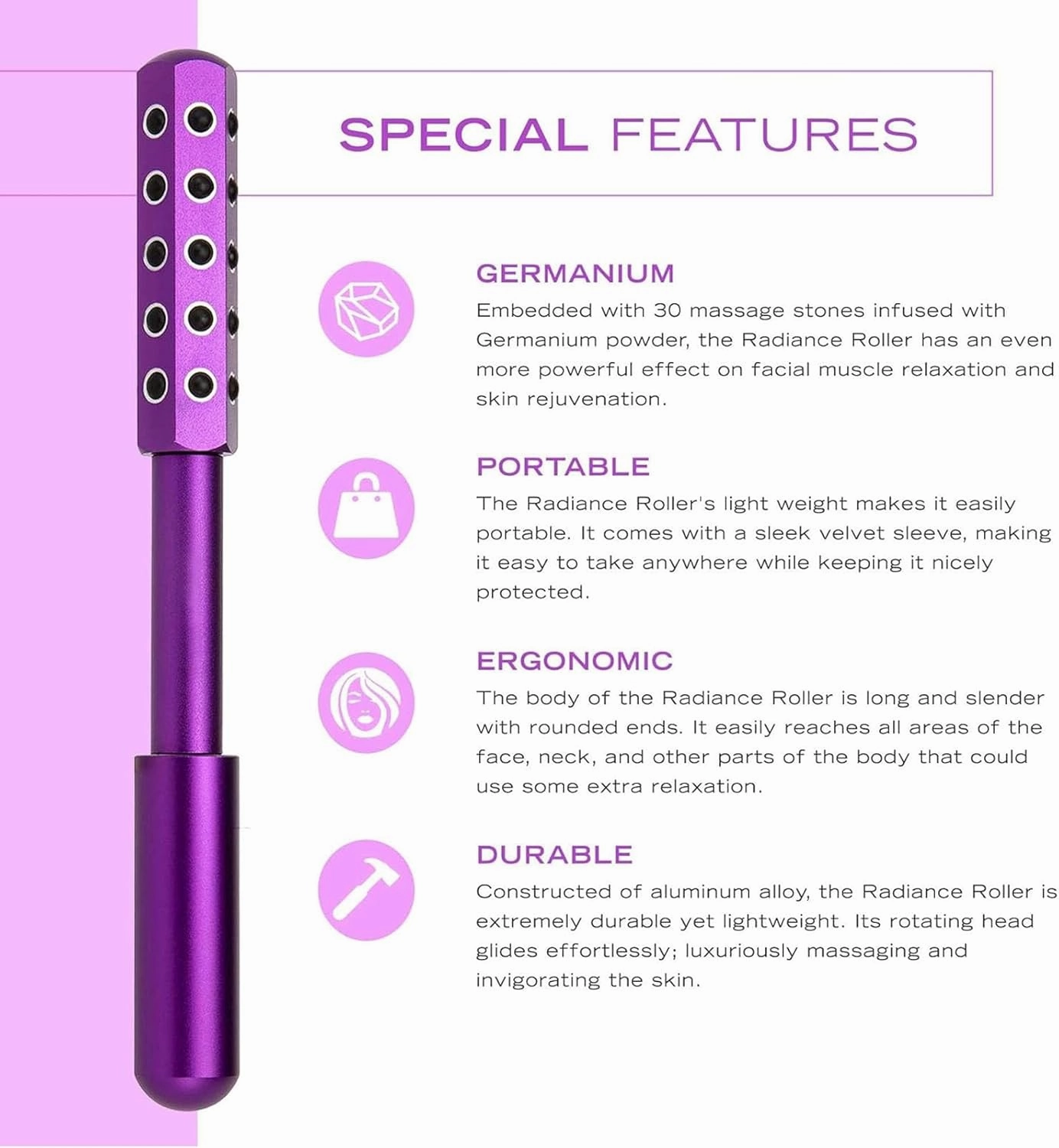 2025 New Elarique Glow Sculpting - Beauty Roller, Uplift Facial Massaging Beauty Tool, Facelift Pro Roller, Massage Face Tool, Cooling & Sculpting, for Skincare (Gold)