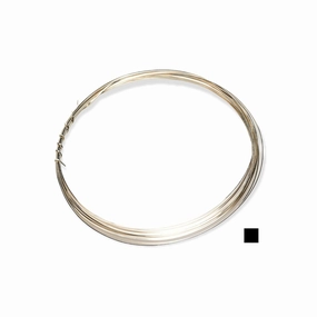 22 Gauge, 935 Argentium Silver Wire (Square) Dead Soft Made in USA - 5FT by CRAFT WIRE