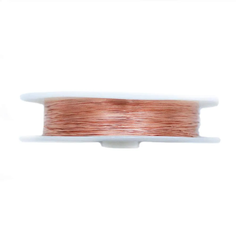 24 Gauge, 99.9% Pure Copper Wire (Square) Dead Soft CDA #110 Made in USA - 100FT by CRAFT WIRE