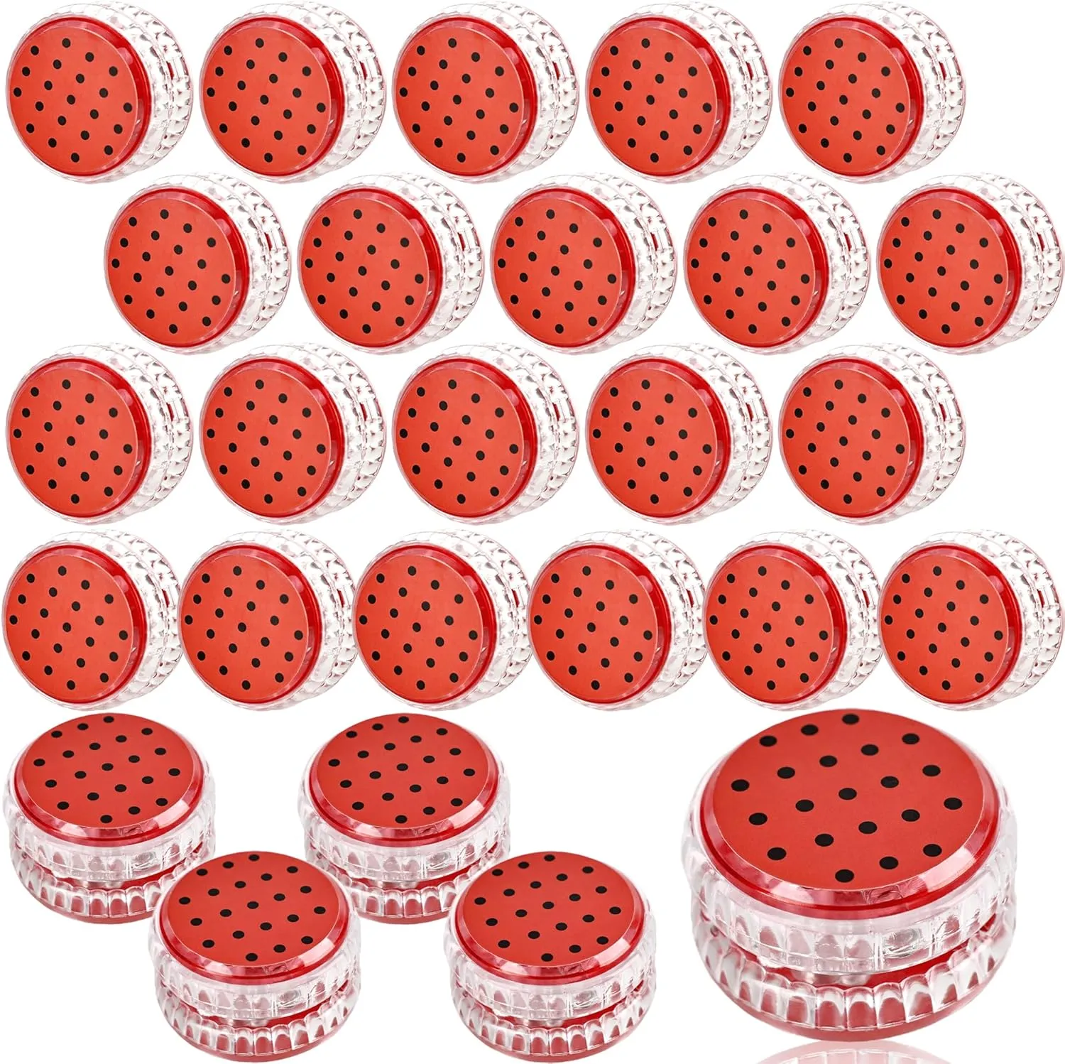 26 Pcs Light up Yo Yo Ball Bulk Plastic LED Responsive Ball Red Responsive Bearing Balls for Kids Beginner Level Birthday Christmas Stocking Stuffers