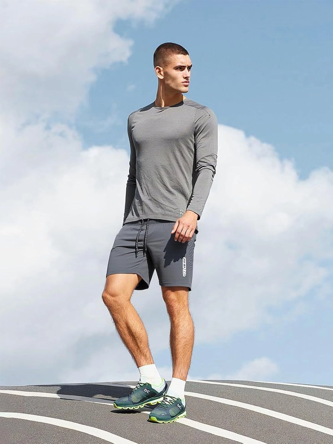 2 Pack Men's Athletic Shorts 7 Inch Inseam Lightweight Quick Dry Running Shorts for Men Gym Workout Shorts