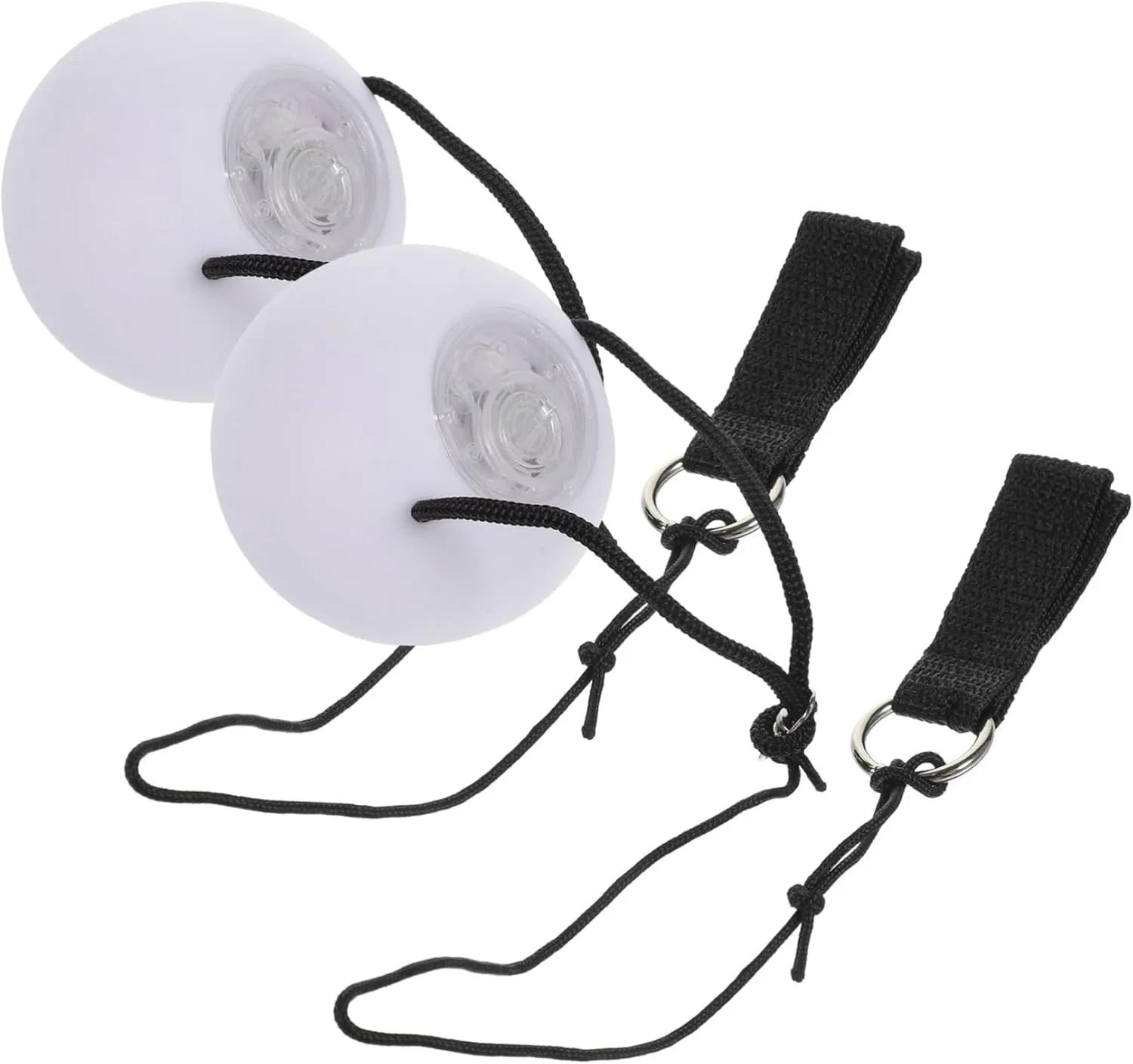 2Pcs LED Glowing Juggling Balls for Outdoor Fun Portable Glow Dark Balls Enhance Hand Eye Coordination Balance Skills for Beginners