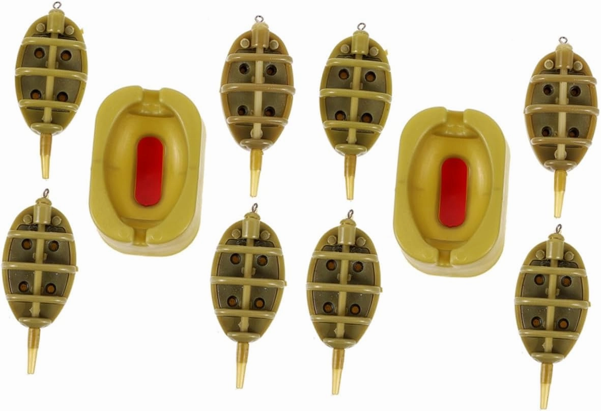 2sets Carp Fishing Bait Holders Lightweight Feeding Tools for Improved Fishing Success for Outdoor Adventures and Enthusiasts Configurations