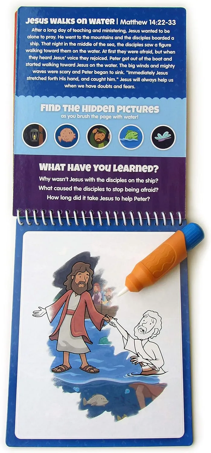 3 Pack Bible Activity Books for Kids Ages 3 : Old Testament & New Testament Set