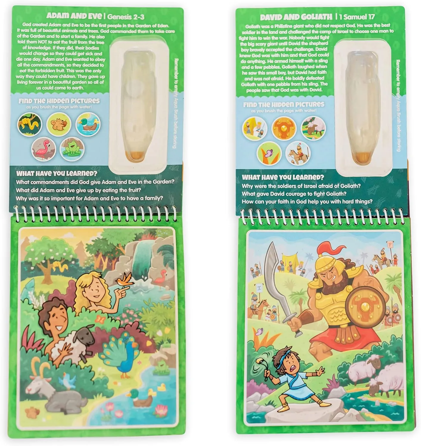 3 Pack Bible Activity Books for Kids Ages 3 : Old Testament & New Testament Set