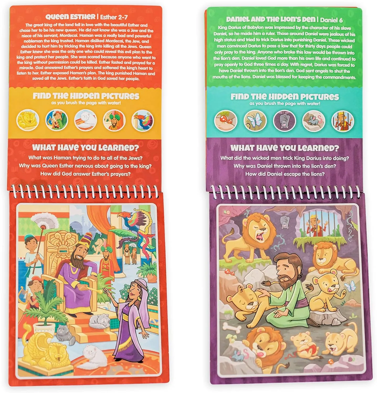 3 Pack Bible Activity Books for Kids Ages 3 : Old Testament & New Testament Set