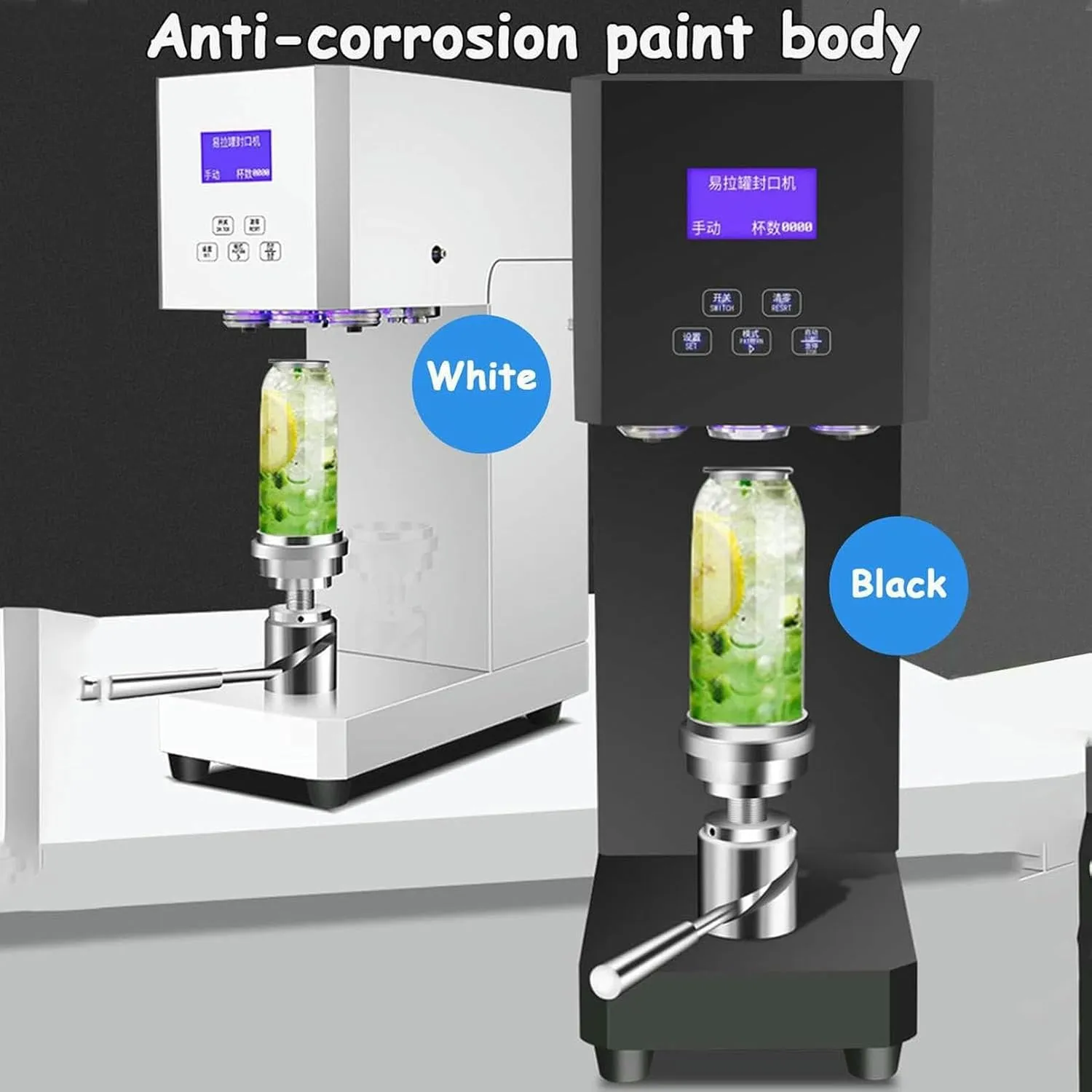 370W Aluminum Cans Sealing Machine, Automatic Electric Can Sealer Machine, Commercial Drink Sealing Machine Automatic Tin Can Sealer Machine