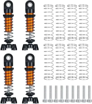 37mm Metal Adjustable Shock Absorber Damper Suspension for Kyosho Jimny 1/18 MINI-Z 4×4 JEEP Wrangler Hilux 1/24 RC Car