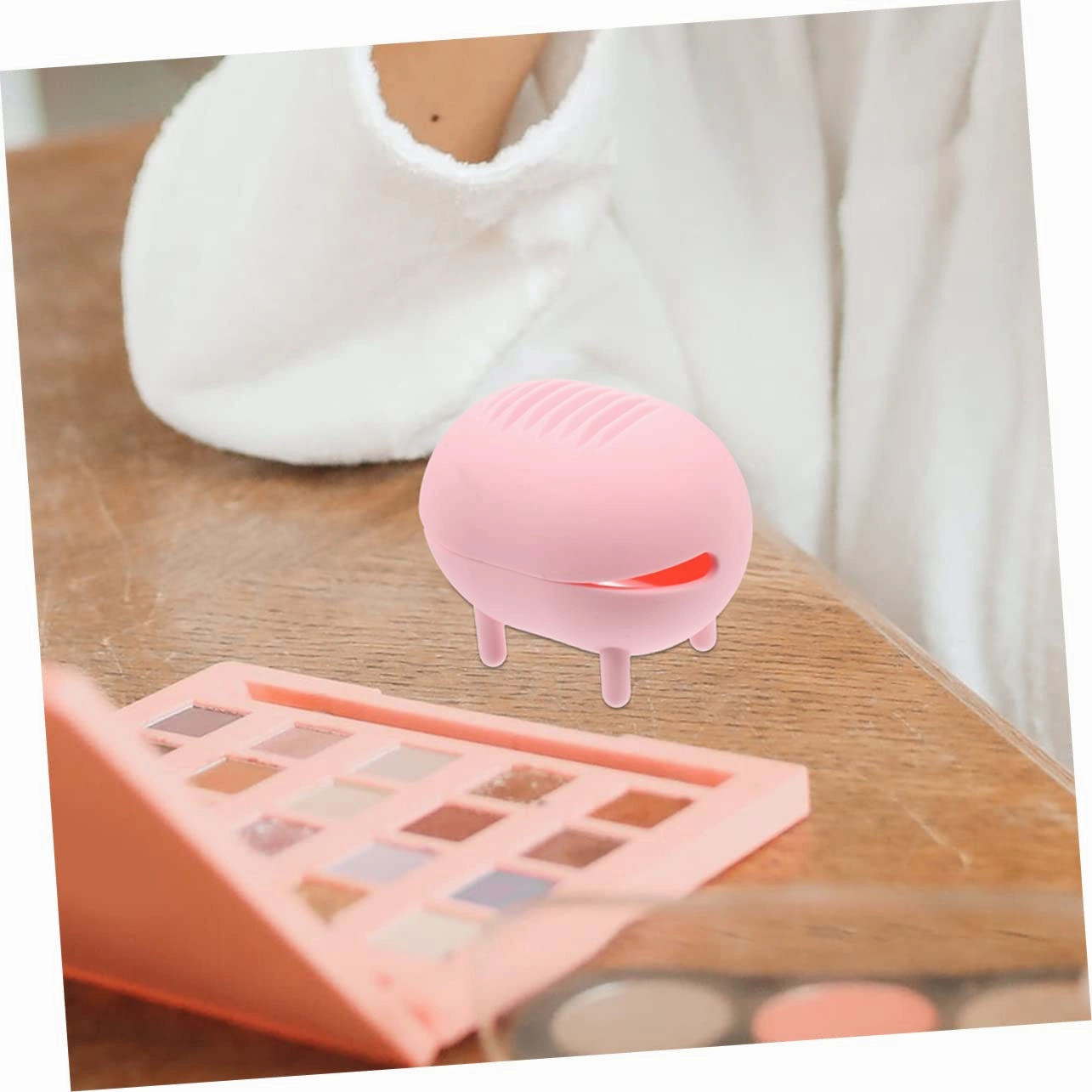 3 Sets Makeup Sponge Holder Silicone Powder Puff Box Brush Storage Case Travel-friendly Sponge Set