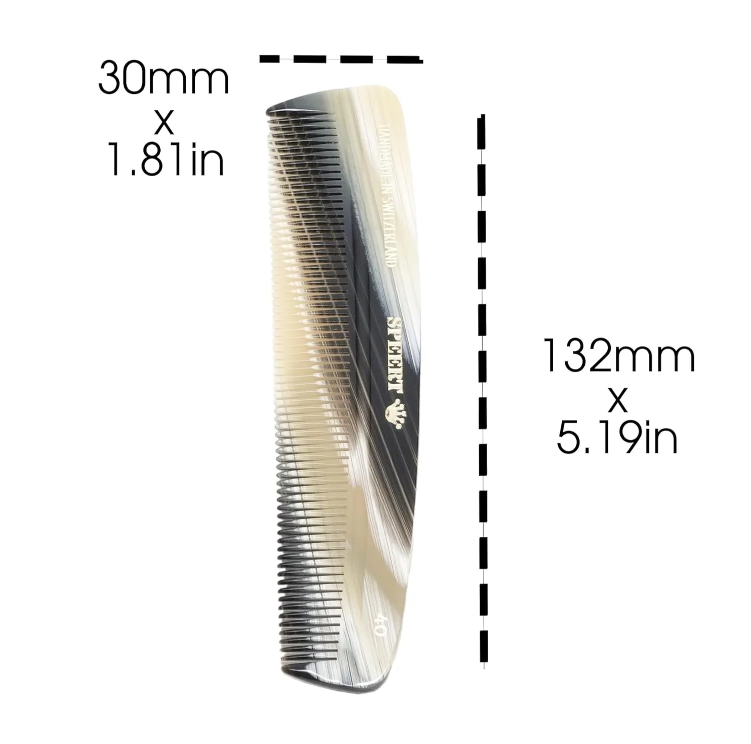 40 Hair Comb Women/Men Beige Grey Horn Combs for Men, Small Hair Combs for Women Accessories Hair Styling Comb, Hair Side Combs for Women Combs for Hair Stylist Kids Comb French Combs