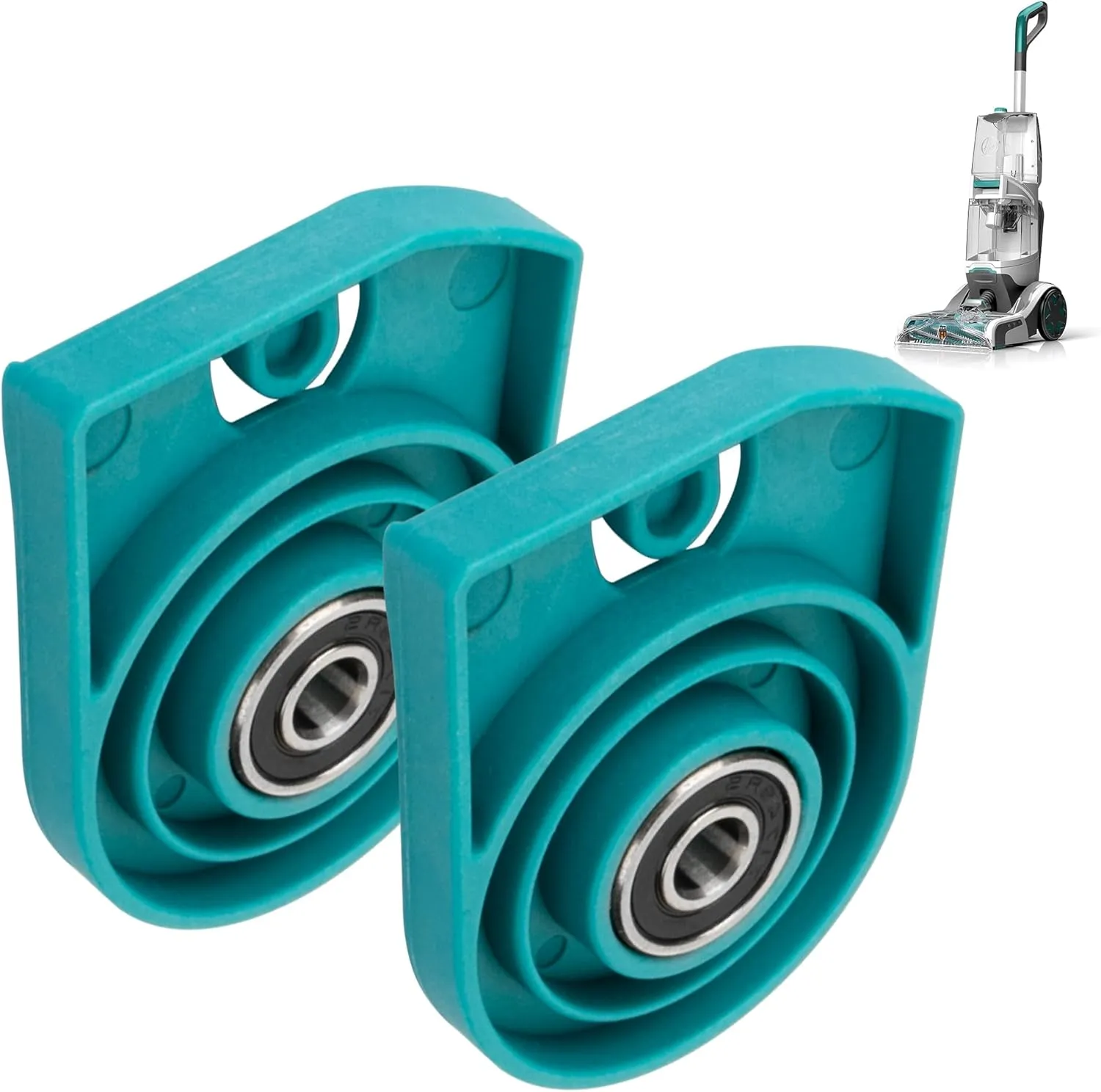 440013513 Brushroll End Cap Compatible with Hoover Smartwash Pet Cleaner FH52000 FH53000 Model, Automatic Carpet Cleaner Cap for Dirt Devil & Royal Vacuum Cleaners Brushroll Parts (2 Pack)