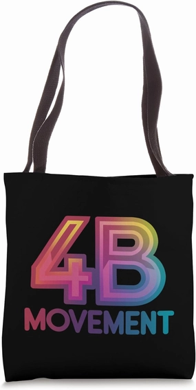 4B Movement Colorful Gradient Tote Bag