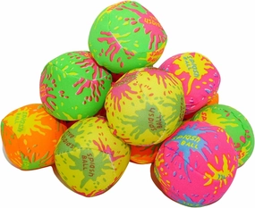 4E's Novelty 24 Pack - 2" Water Bomb Splash Balls - Mini Water Absorbent Ball - Kids Pool Toys, Outdoor Water Fight Game Activities for Kids, Beach Pool Party Favors, End of Year Student Gifts